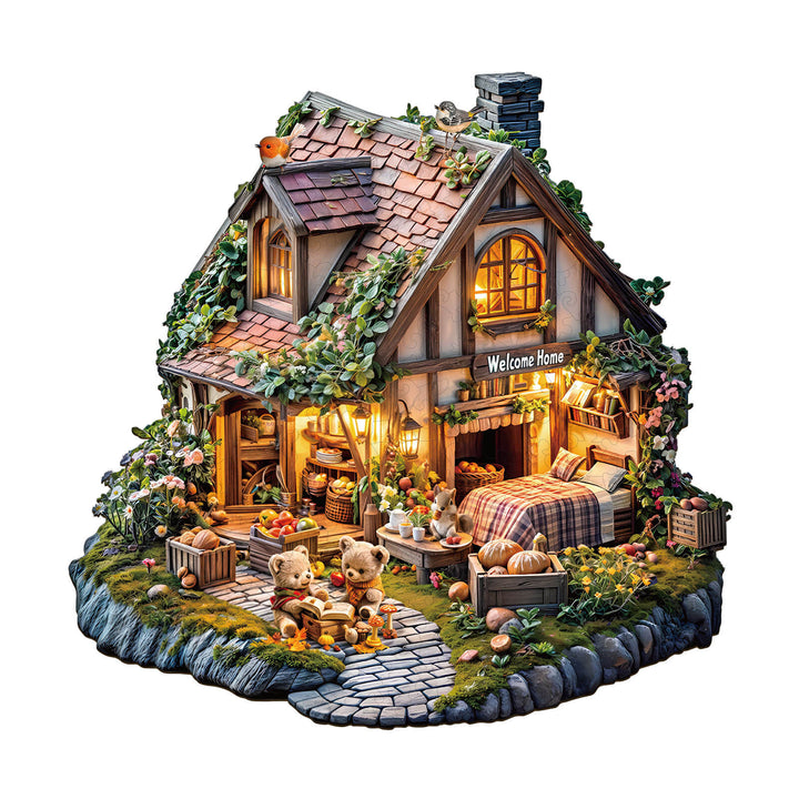 Bärenhaus Holz-Puzzlespiel