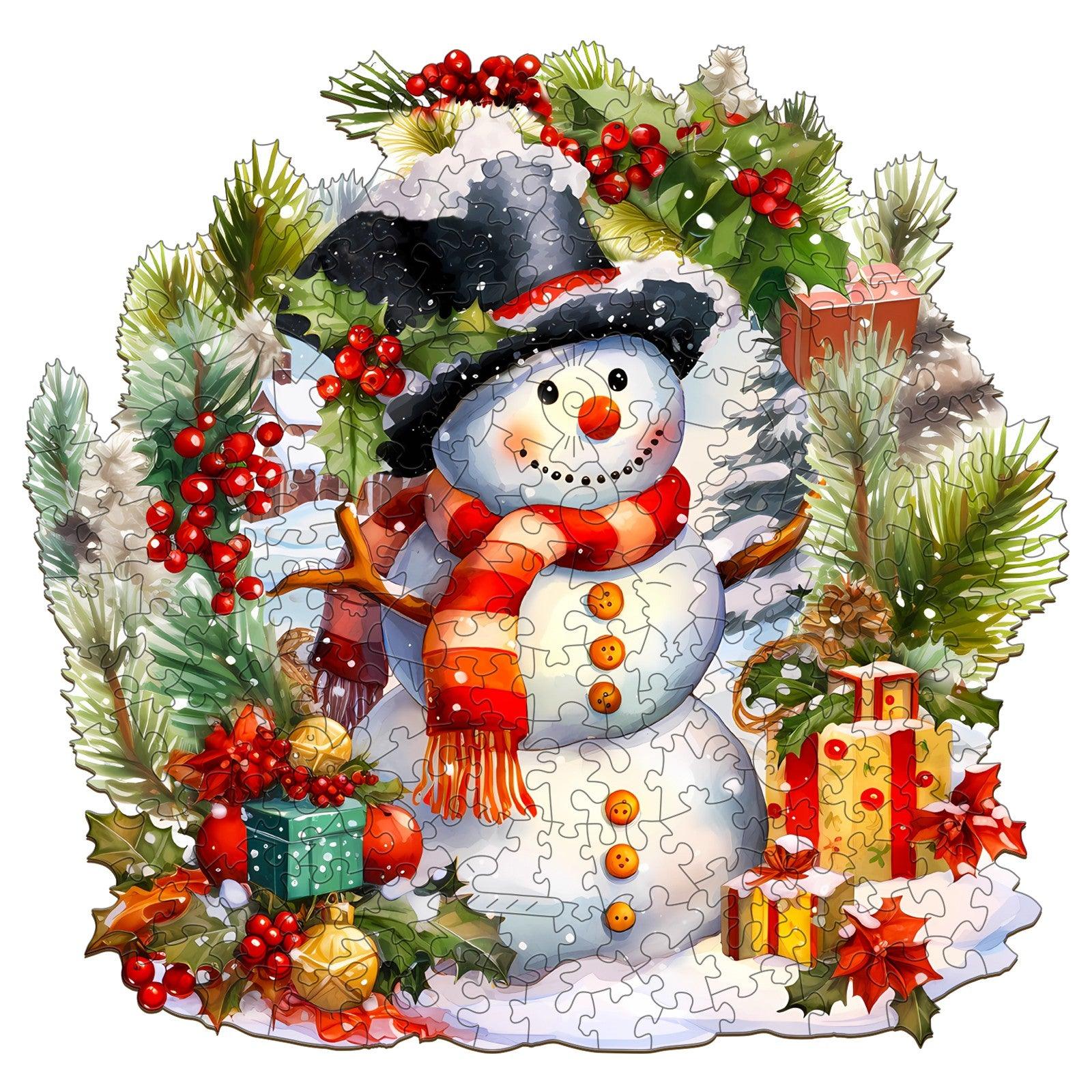 Frosty The Snowman Wooden Jigsaw Puzzle – Woodbests
