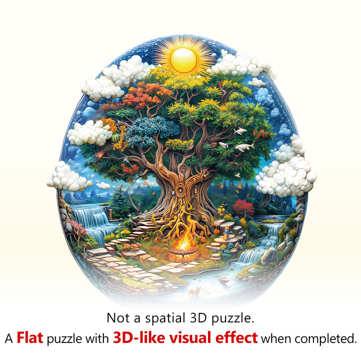Harmony Tree Wooden Jigsaw Puzzle