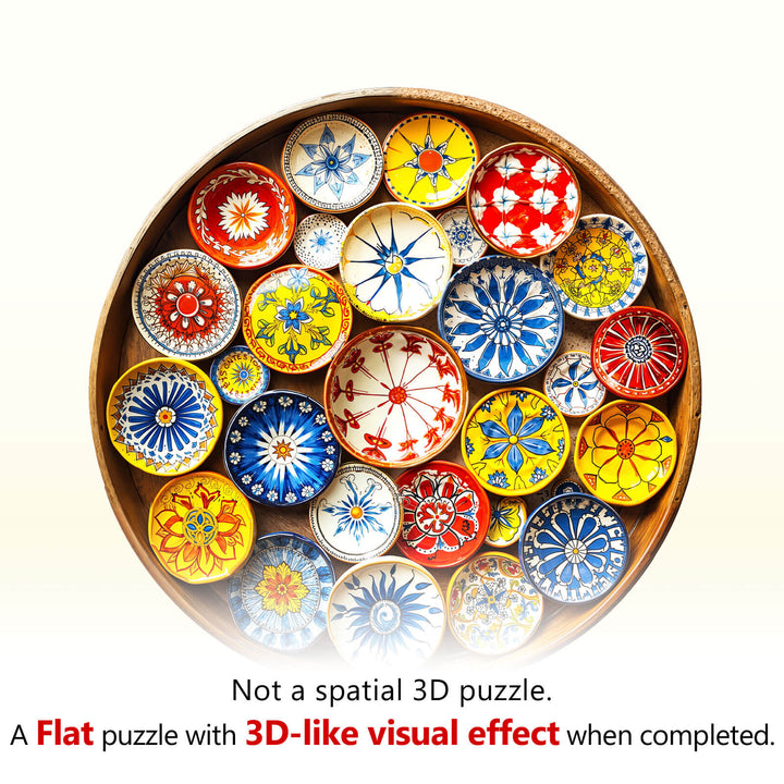 Andalusische Fliesen – Spanisches Holz-Puzzle