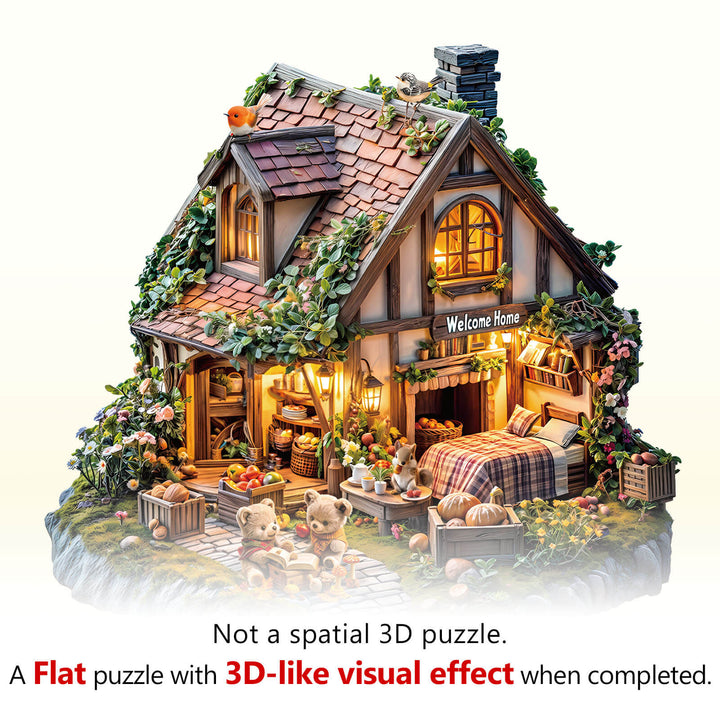 Bärenhaus Holz-Puzzlespiel