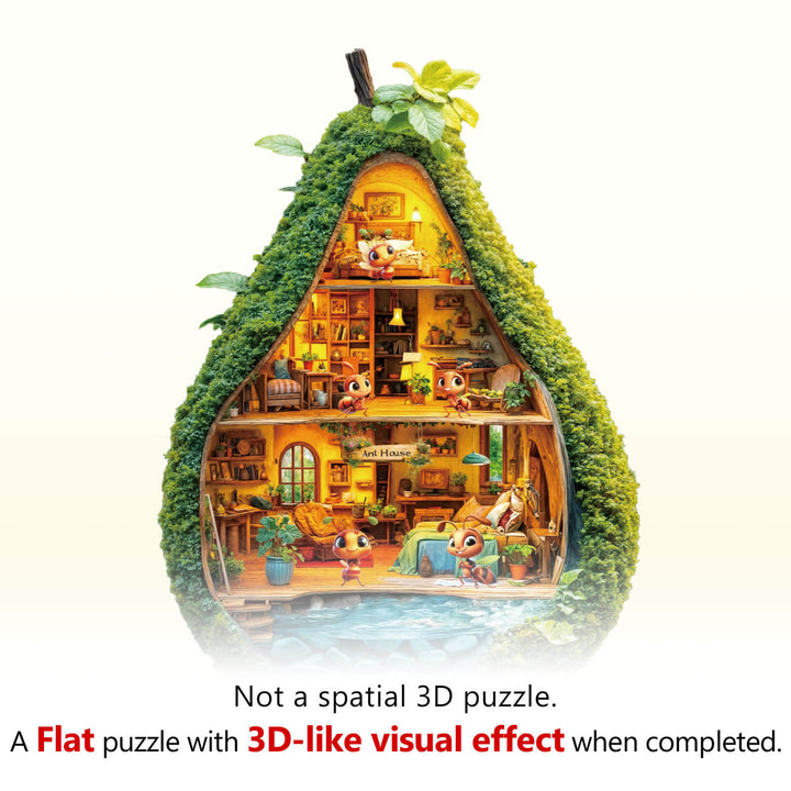 Ant House Wooden Jigsaw Puzzle