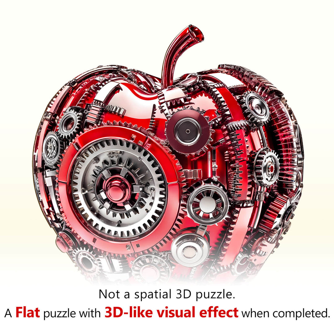 Cyber Apple Holz-Puzzle