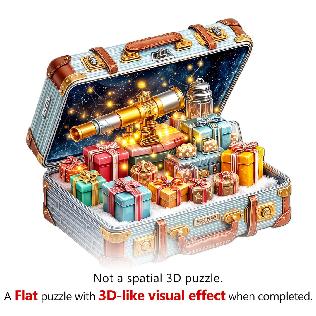 Astronomy Gift Box Wooden Jigsaw Puzzle