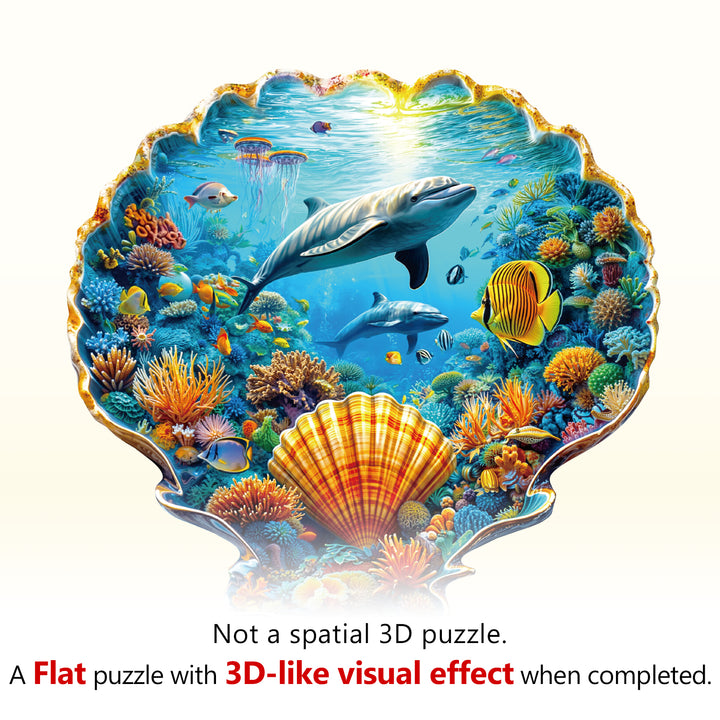 Underwater World - Shells Wooden Jigsaw Puzzle