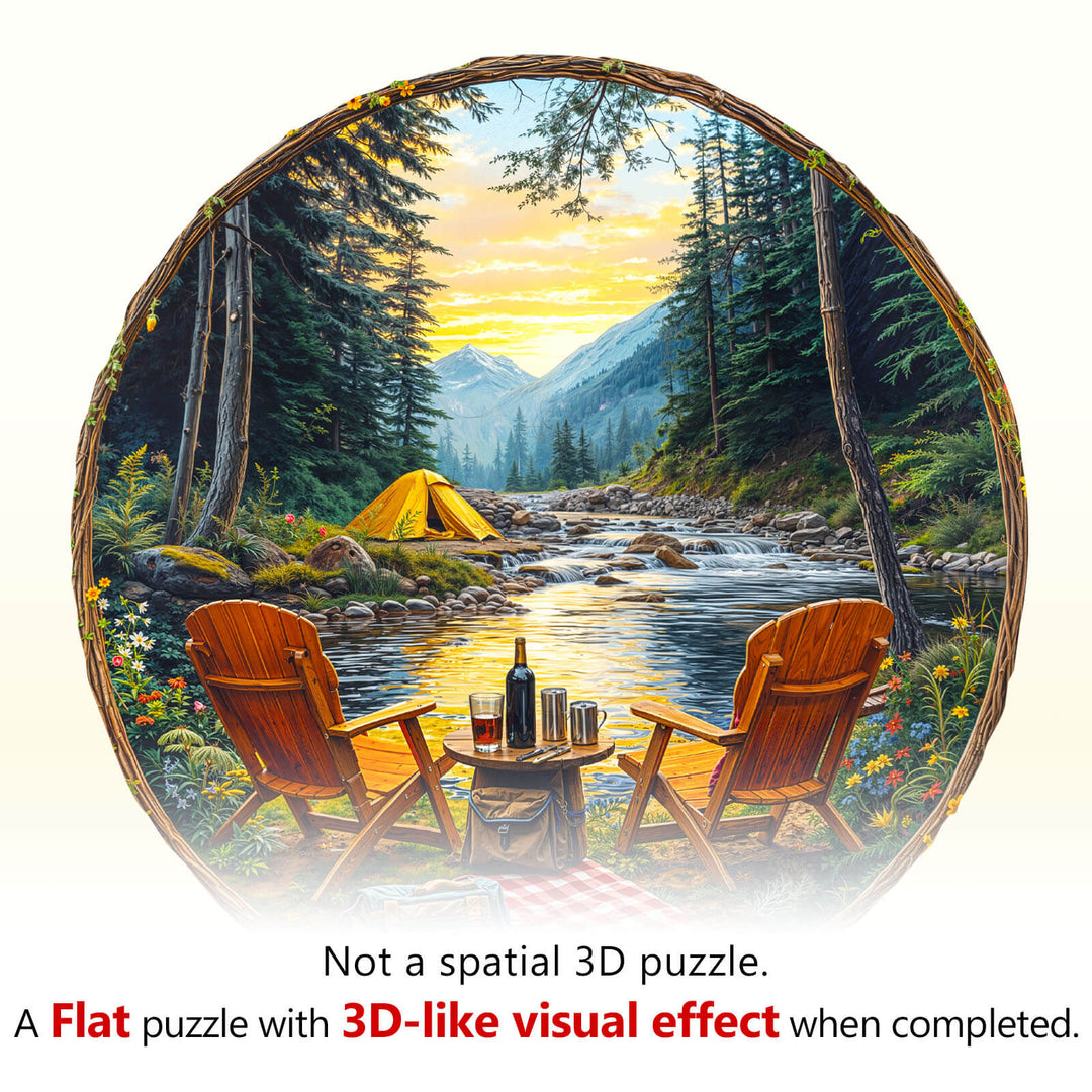 Forest Travel Wooden Jigsaw Puzzle