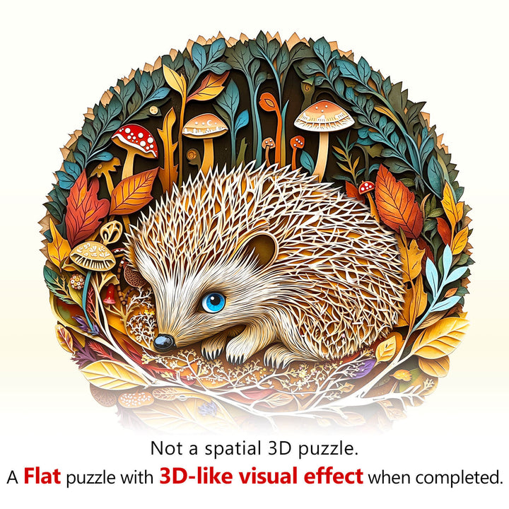 Forest Dreamers- Hedgehog Wooden Jigsaw Puzzle