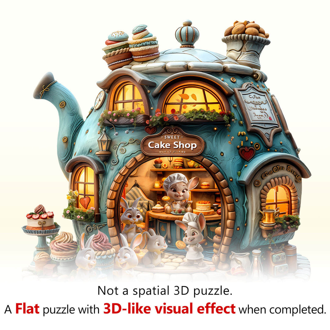 Holzpuzzle von Rabbit's Cake Shop