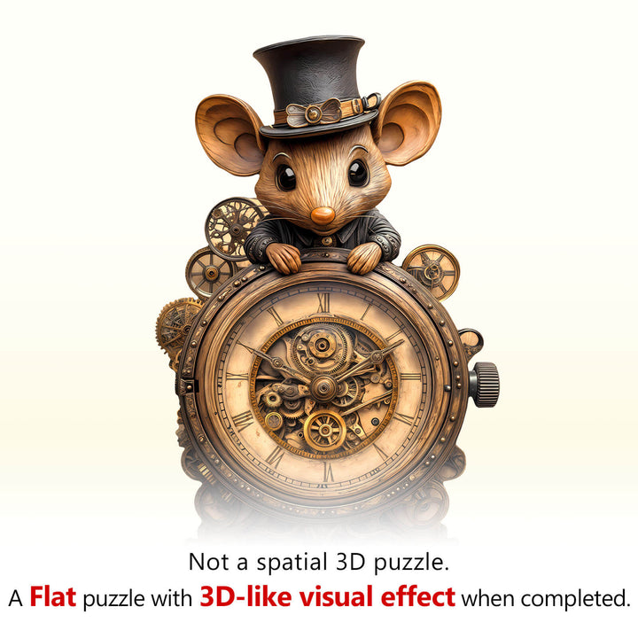 Mechanical mouse Wooden Jigsaw Puzzle