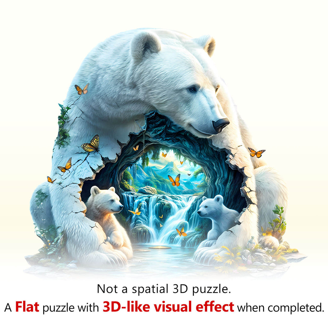 Arctic Sanctuary Wooden Jigsaw Puzzle