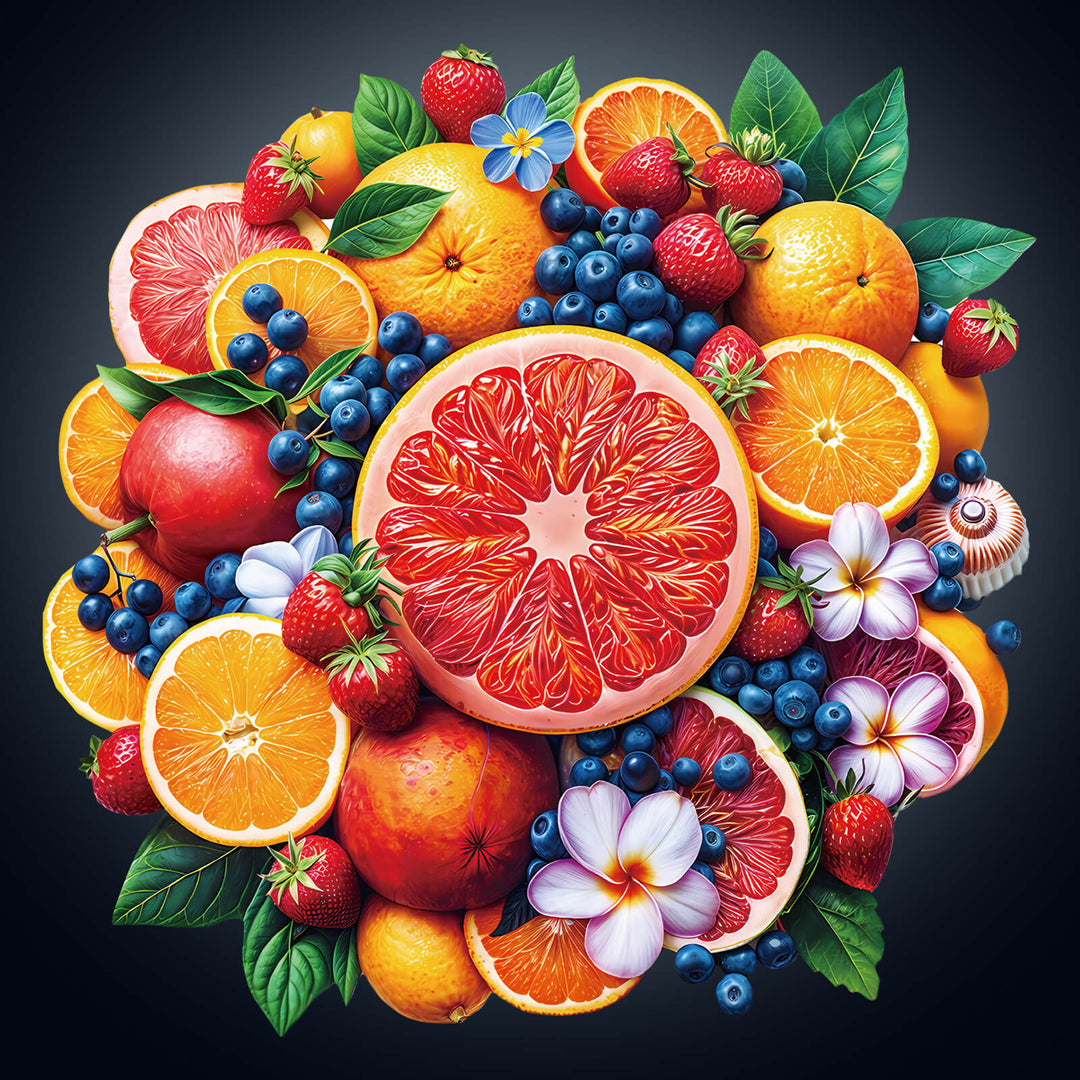 Fruit Party Wooden Jigsaw Puzzle