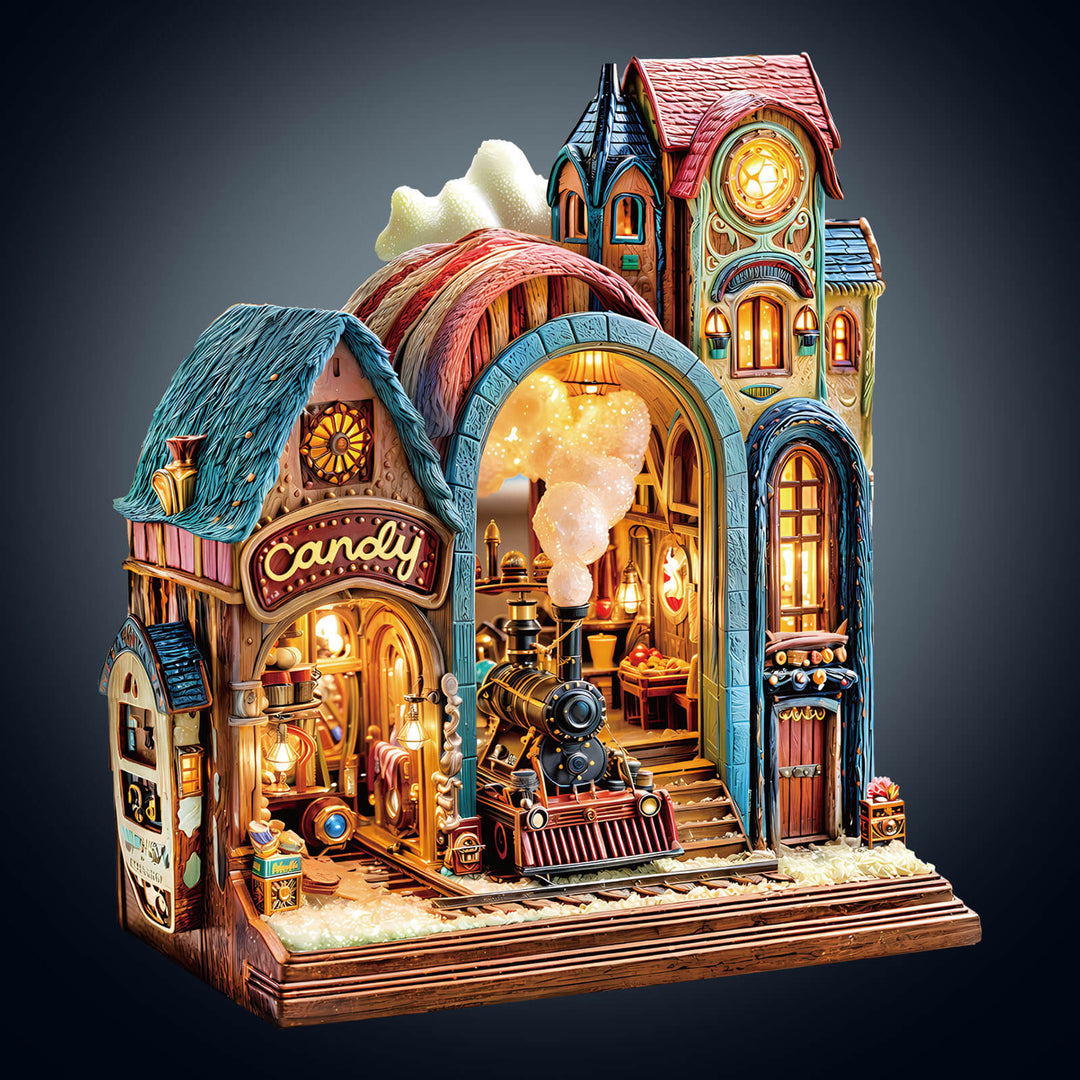 Candy Platform Wooden Jigsaw Puzzle