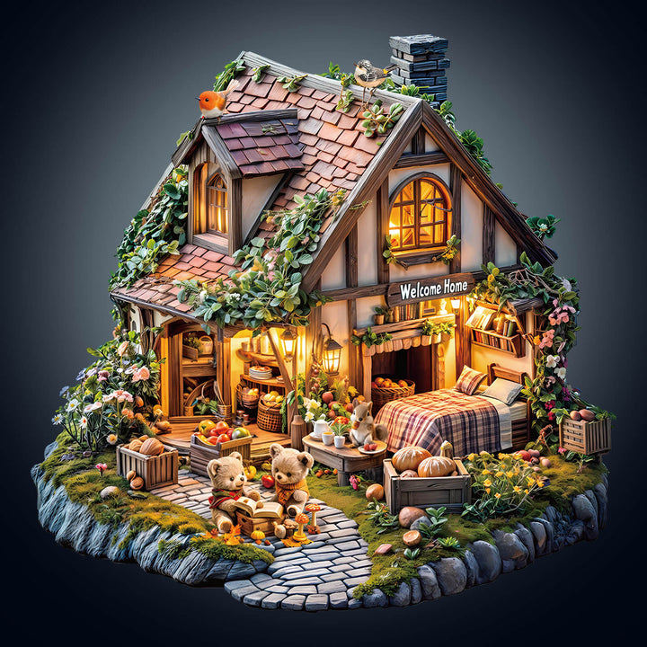 Bärenhaus Holz-Puzzlespiel