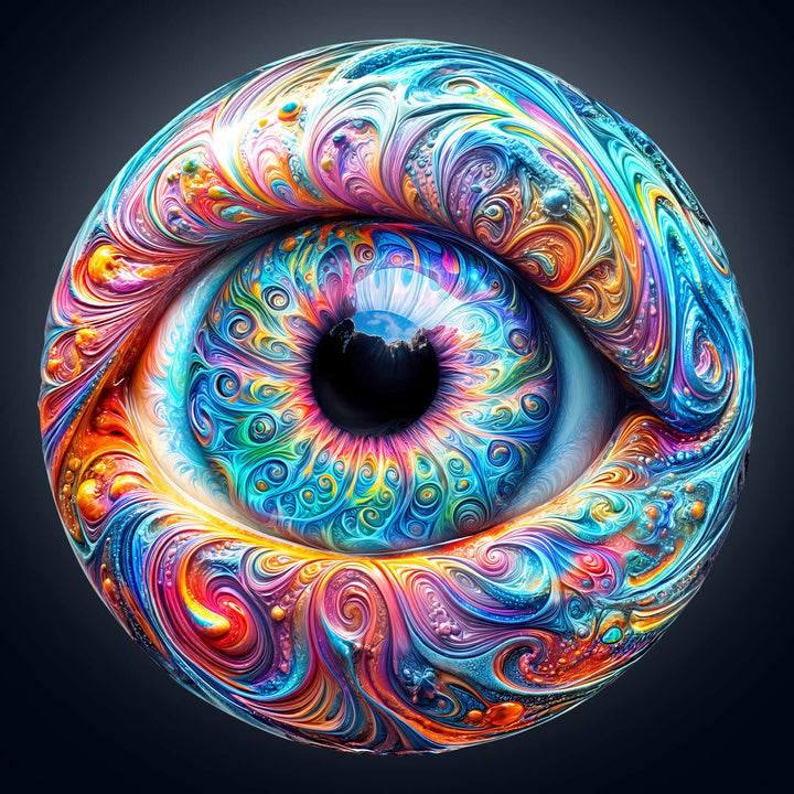 Brilliant eyes Wooden Jigsaw Puzzle