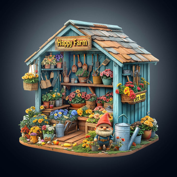 Happy Farm Holz-Puzzlespiel