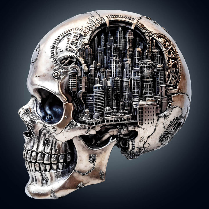 Skull City-2 Wooden Jigsaw Puzzle