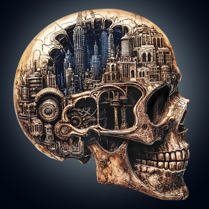 Skull City Wooden Jigsaw Puzzle