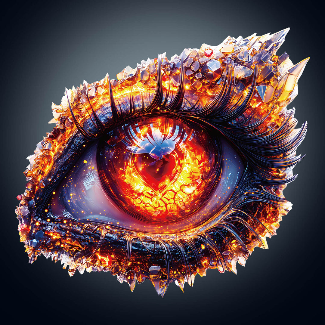 Ember Eye Wooden Jigsaw Puzzle
