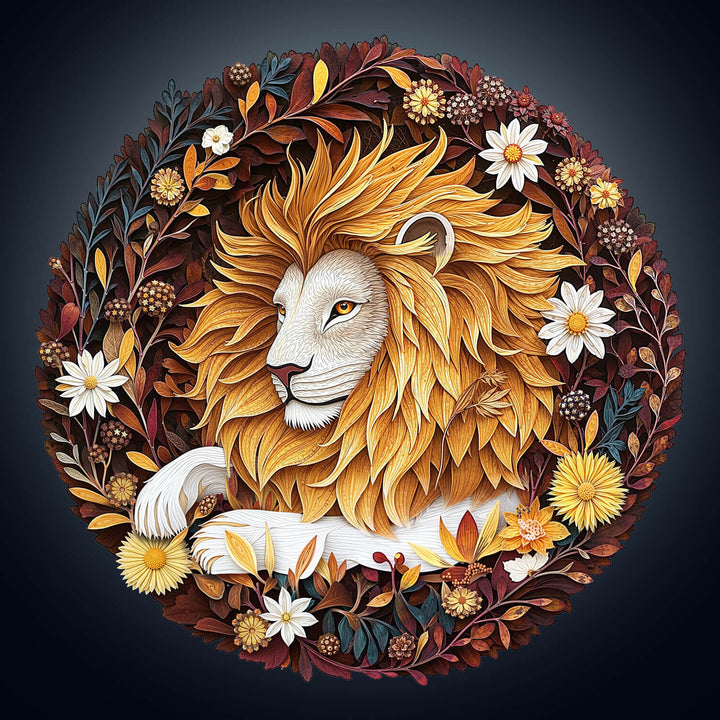 Forest Dreamers- Lion Wooden Jigsaw Puzzle