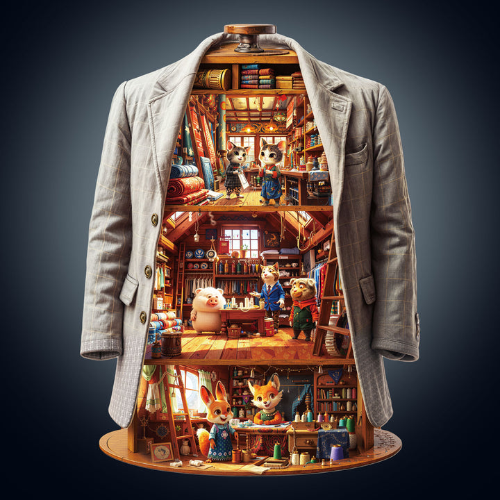 Blissful Wardrobe Wooden Jigsaw Puzzle