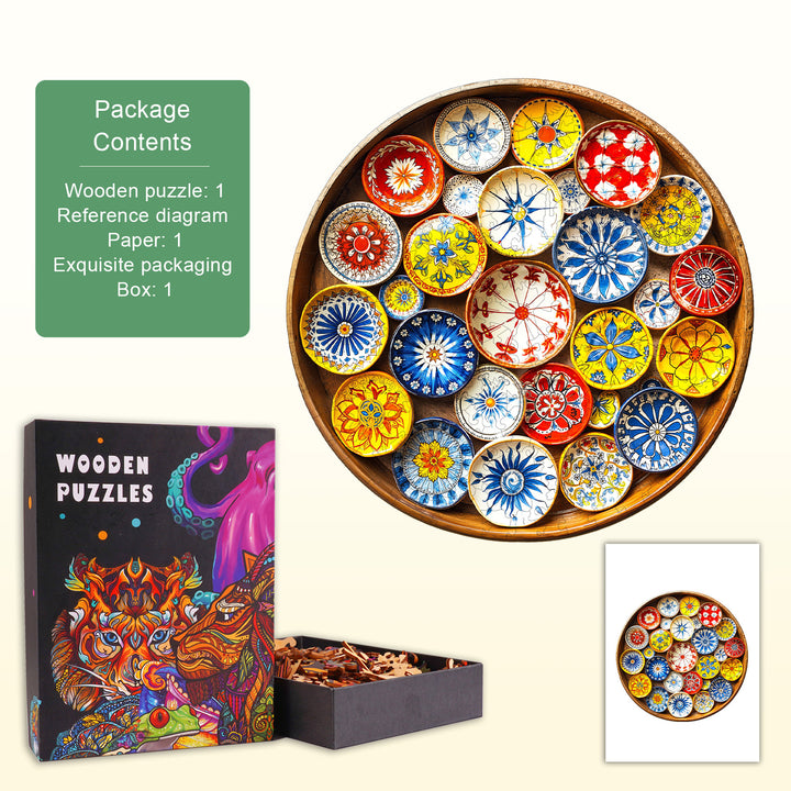 Andalusische Fliesen – Spanisches Holz-Puzzle