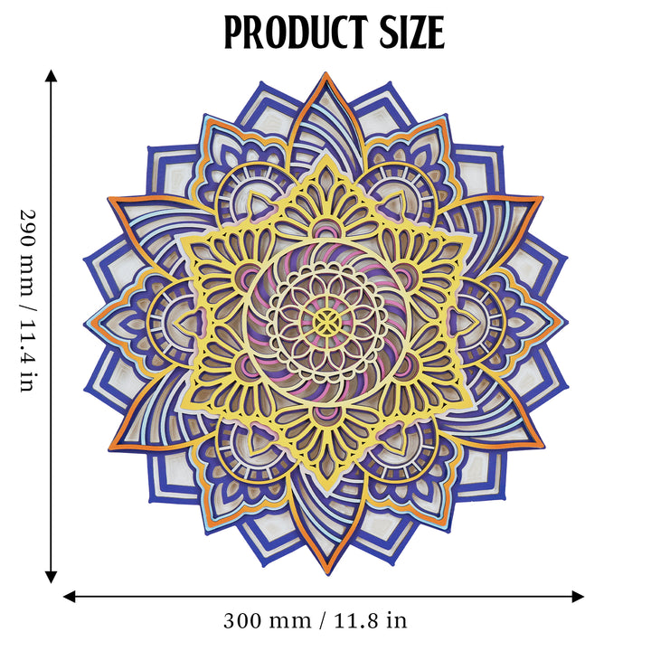 Wooden Mandala Atmosphere Light-Celestial Mandala