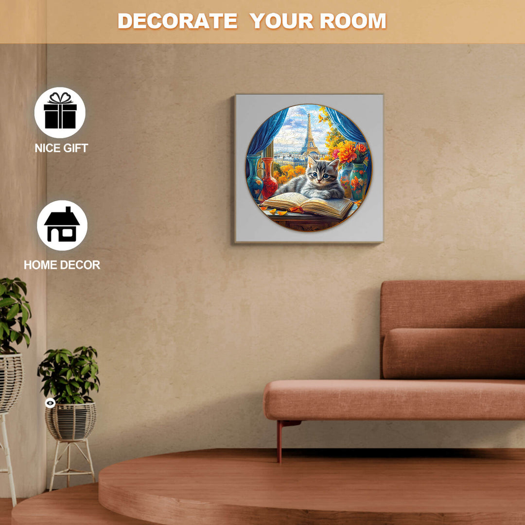 Views of Paris Wooden Jigsaw Puzzle