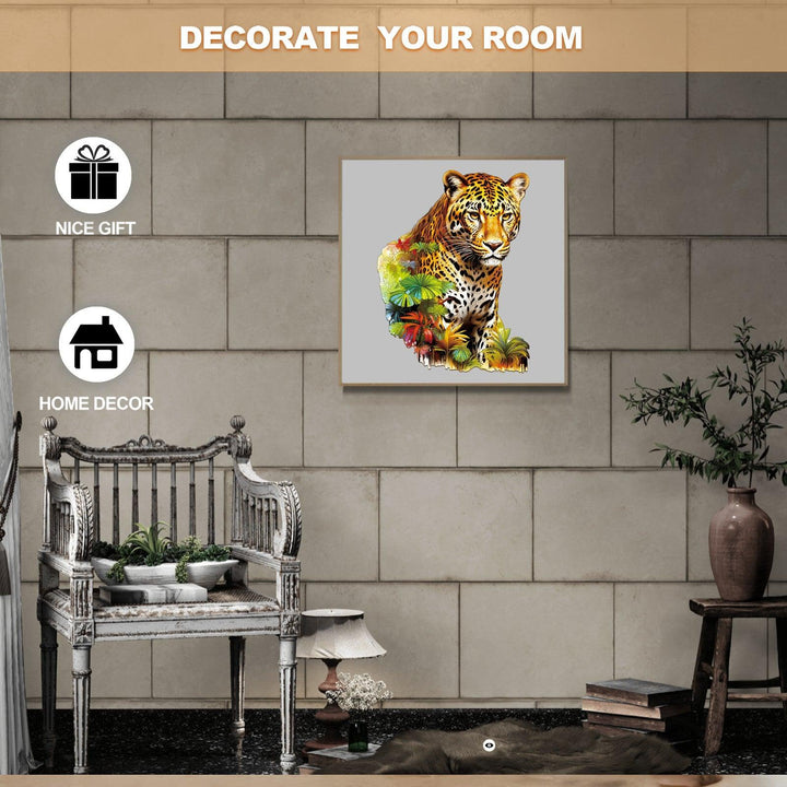 Jungle Cheetah Wooden Jigsaw Puzzle