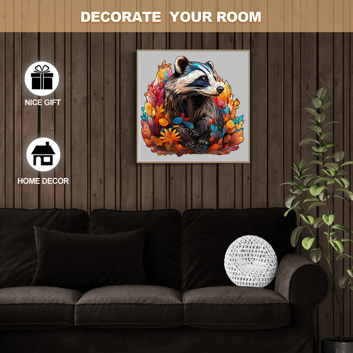 Badger Wooden Jigsaw Puzzle