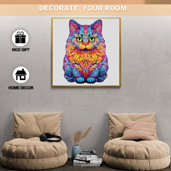 British Short Hair Wooden Jigsaw Puzzle