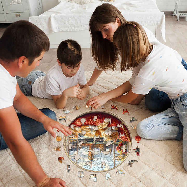 Views of London Wooden Jigsaw Puzzle