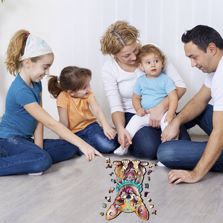 Happy Chihuahua Wooden Jigsaw Puzzle