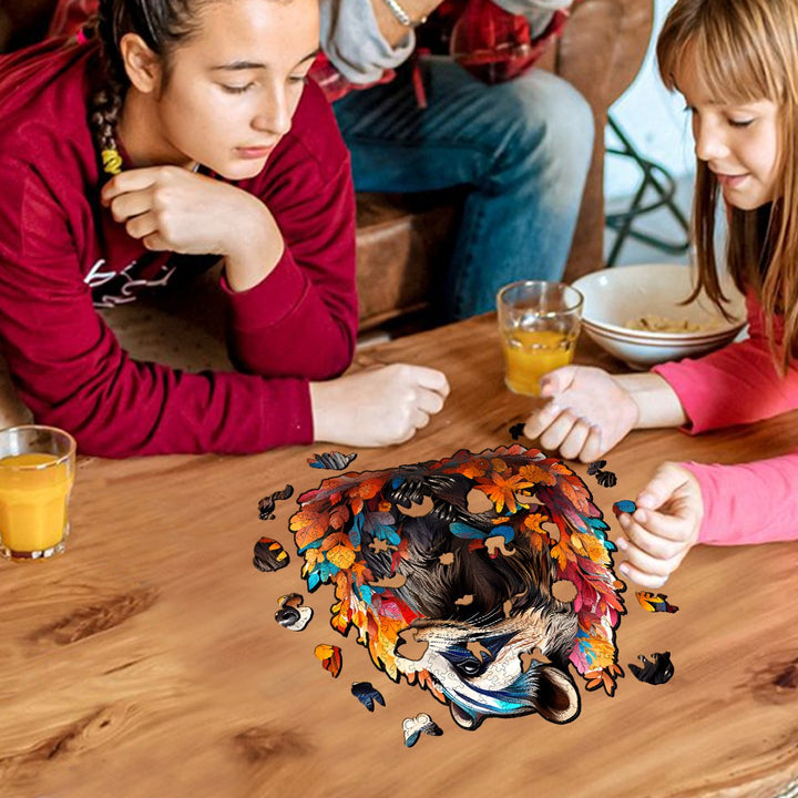 Badger Wooden Jigsaw Puzzle