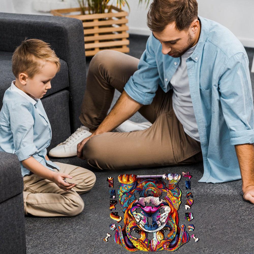 Bulldog Wooden Jigsaw Puzzle