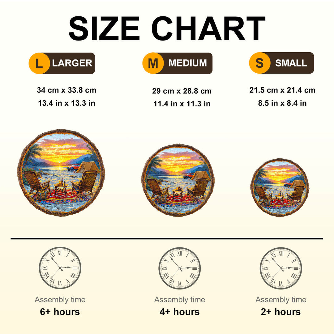 Desert Travel Wooden Jigsaw Puzzle