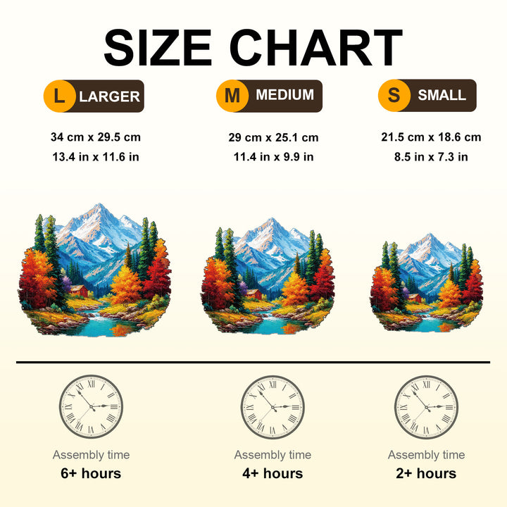 Autumn Divide Wooden Jigsaw Puzzle