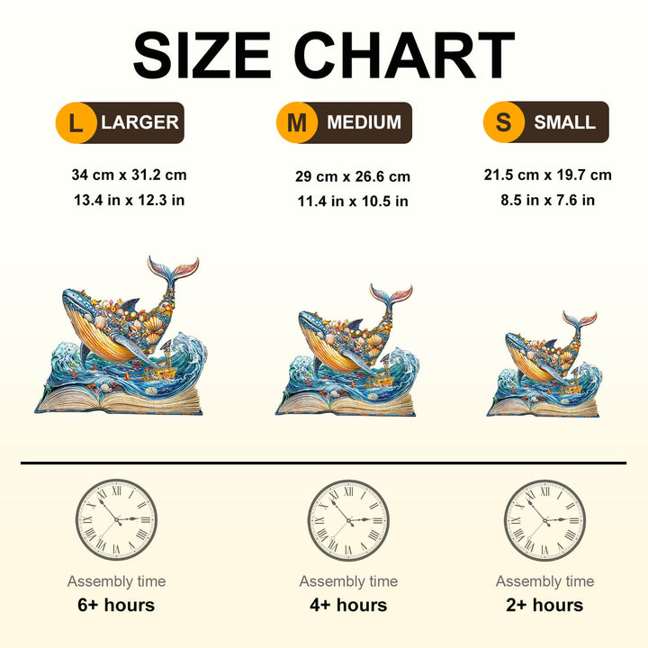 Puzzle en bois Histoire de la baleine-1