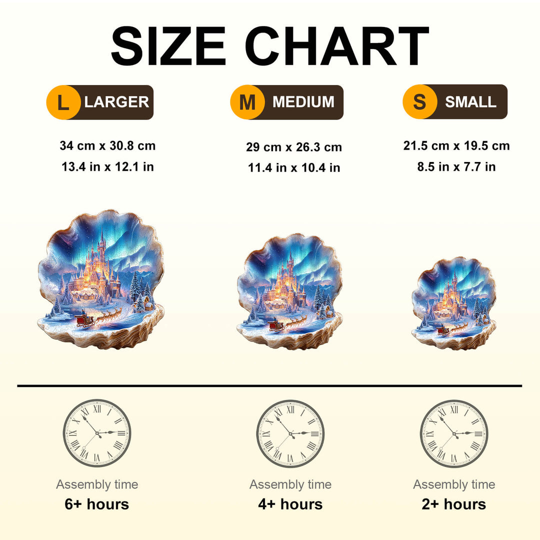 Shell Castle Wooden Jigsaw Puzzle