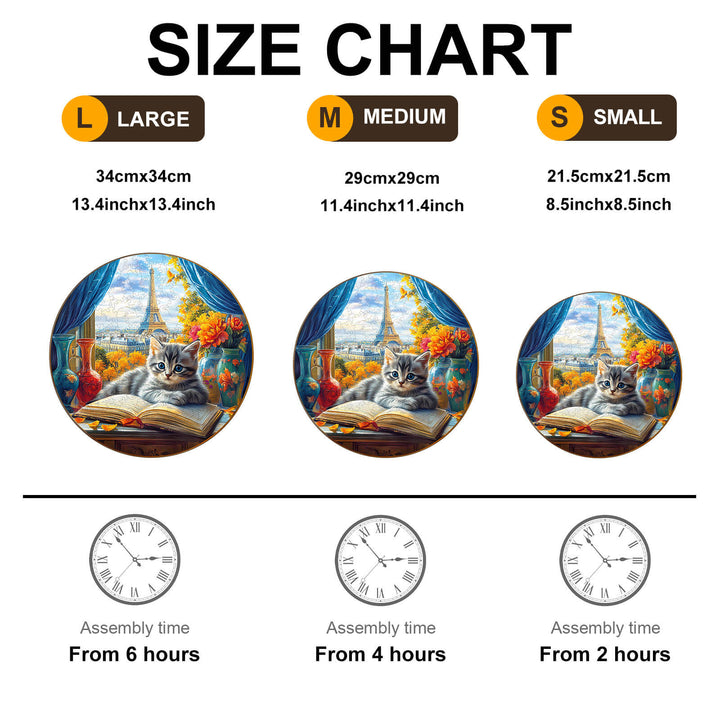 Views of Paris Wooden Jigsaw Puzzle