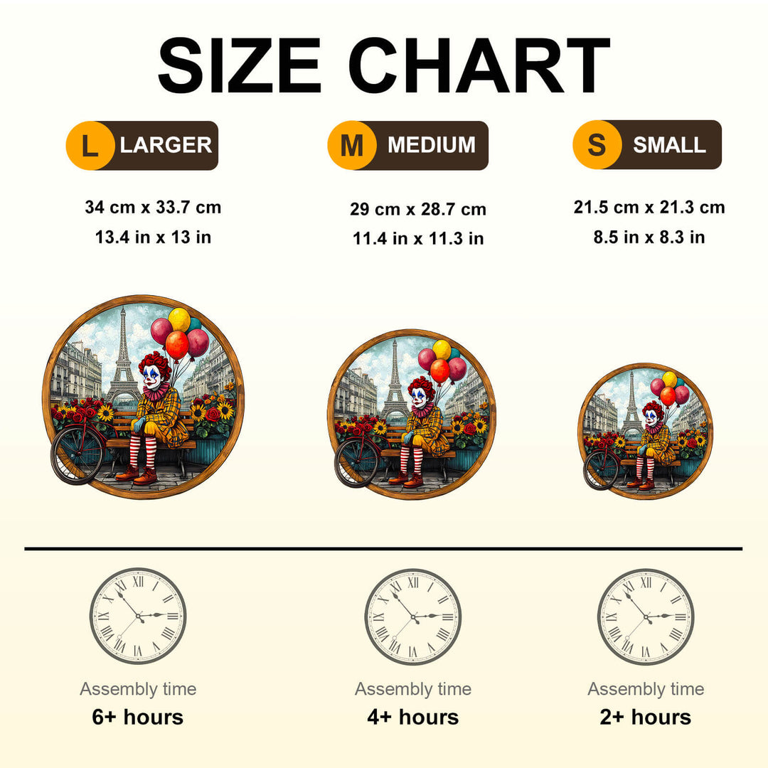 Gedanken des Jokers Holz-Puzzle