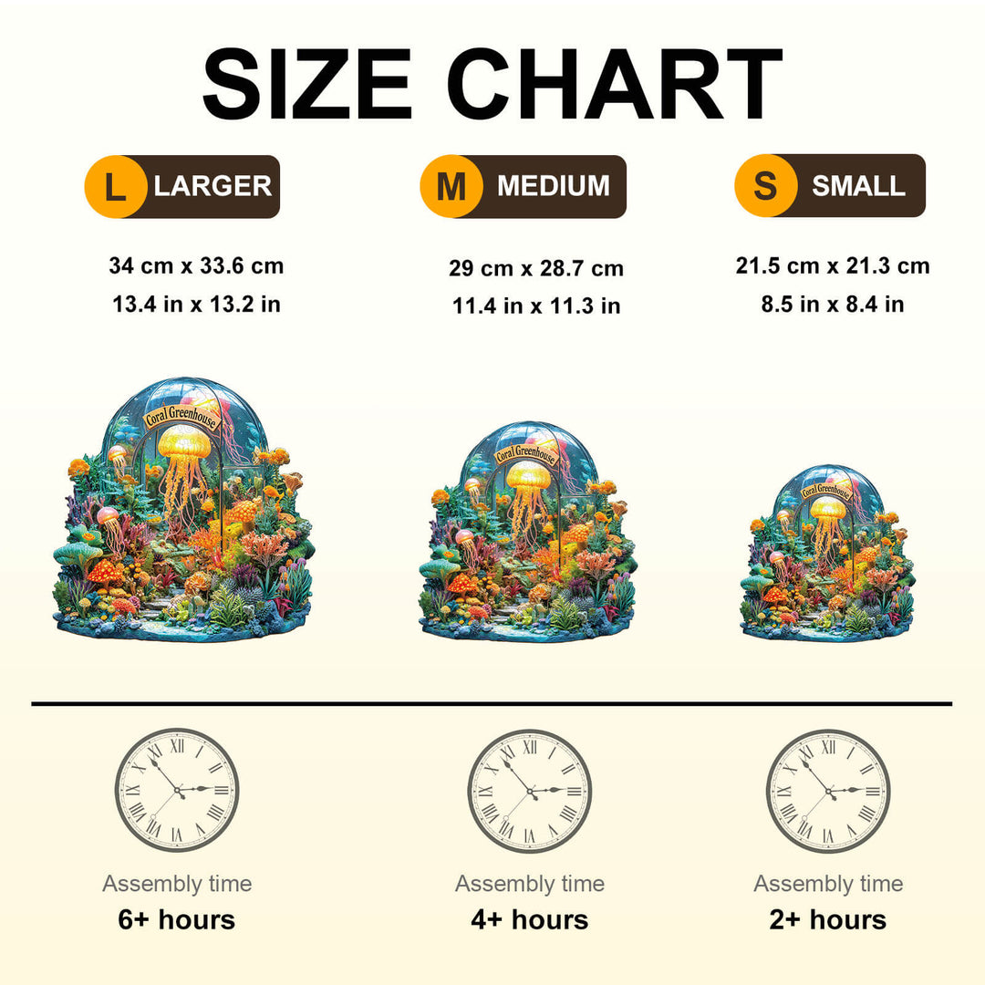 Coral greenhouse Wooden Jigsaw Puzzle