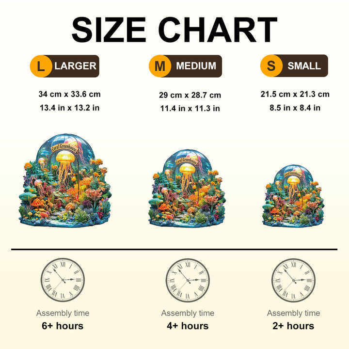 Coral greenhouse Wooden Jigsaw Puzzle