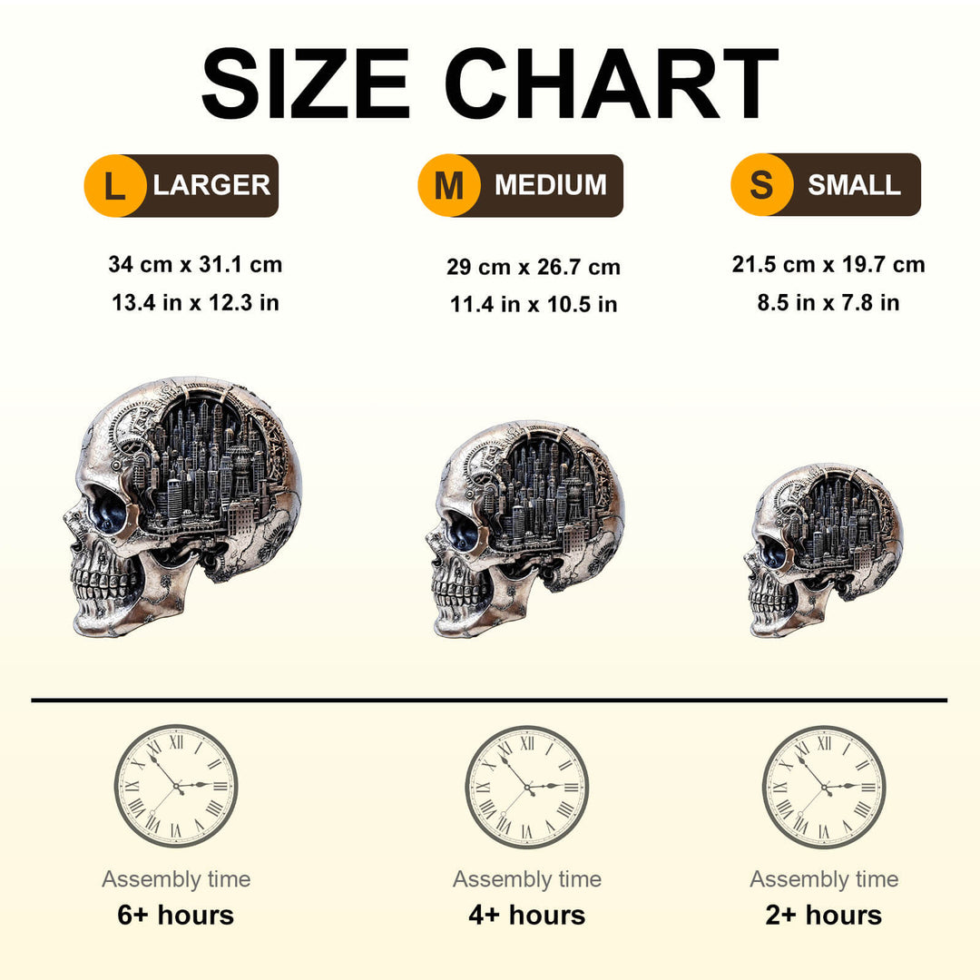 Skull City-2 Wooden Jigsaw Puzzle