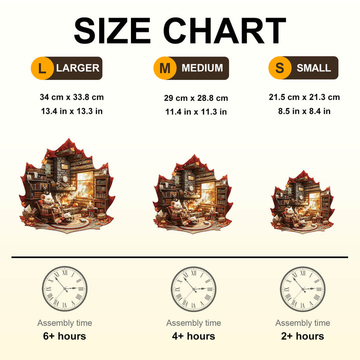 Maple Leaf Story Wooden Jigsaw Puzzle