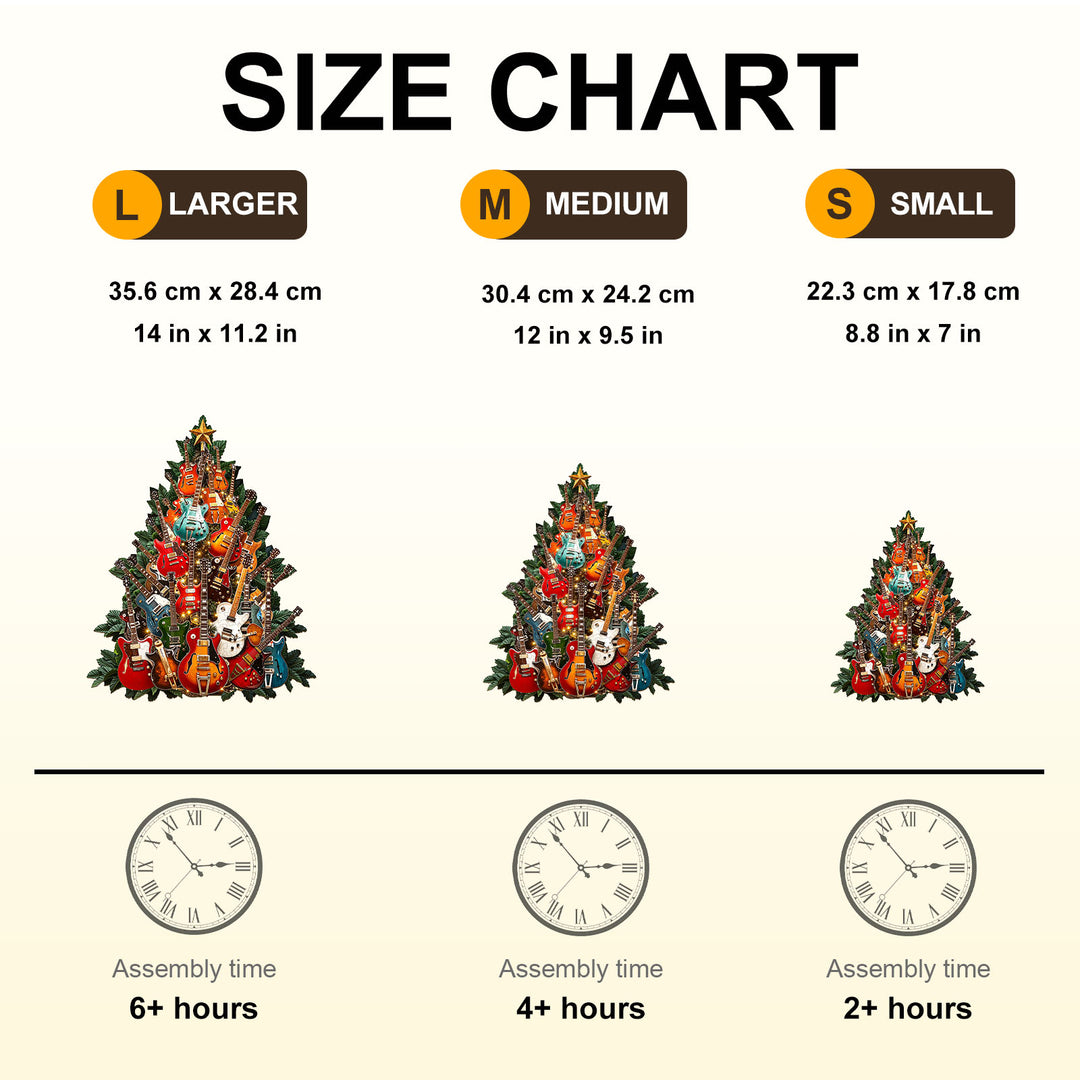 Rock Christmas Wooden Jigsaw Puzzle