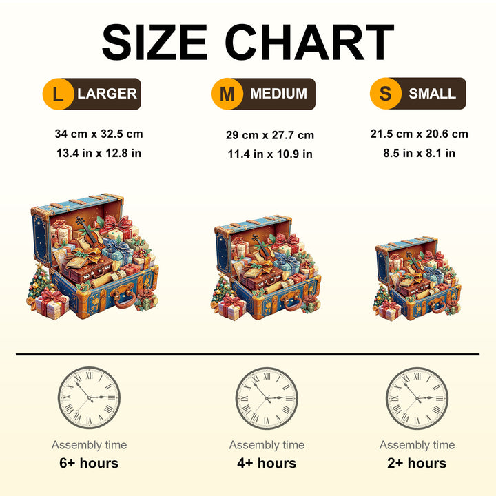 Music Gift Box Wooden Jigsaw Puzzle