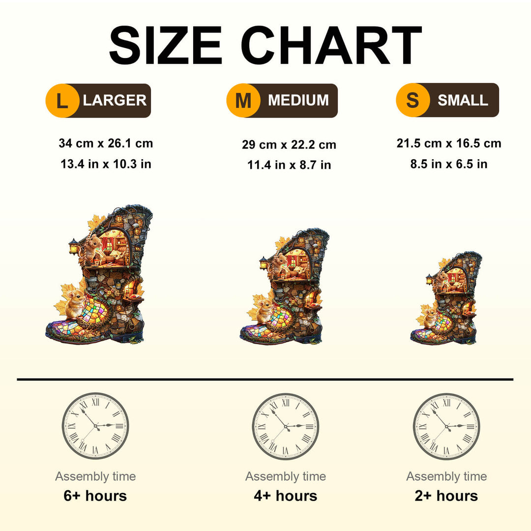 boot hut Wooden Jigsaw Puzzle