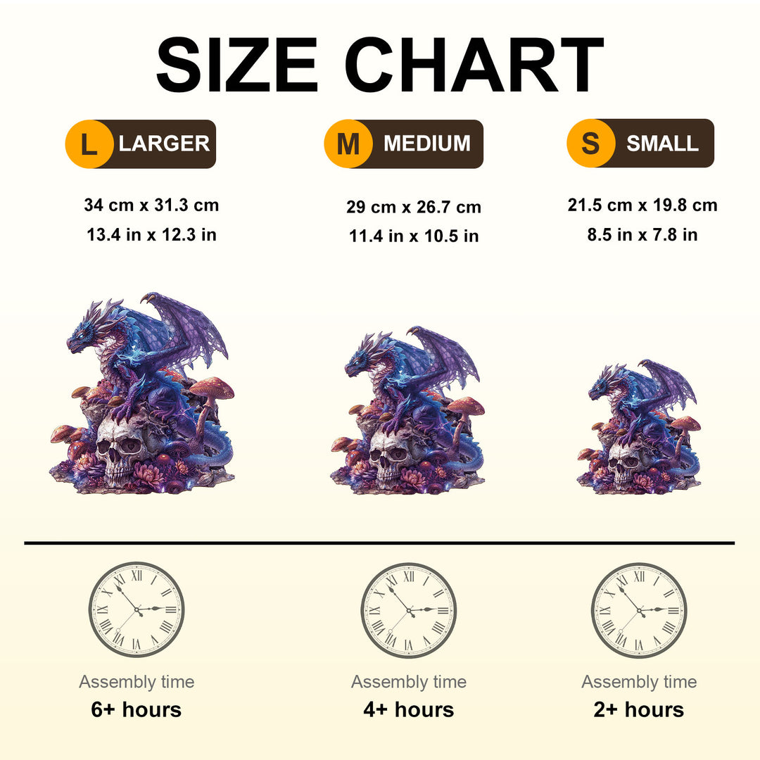 Bone Dragon Wooden Jigsaw Puzzle