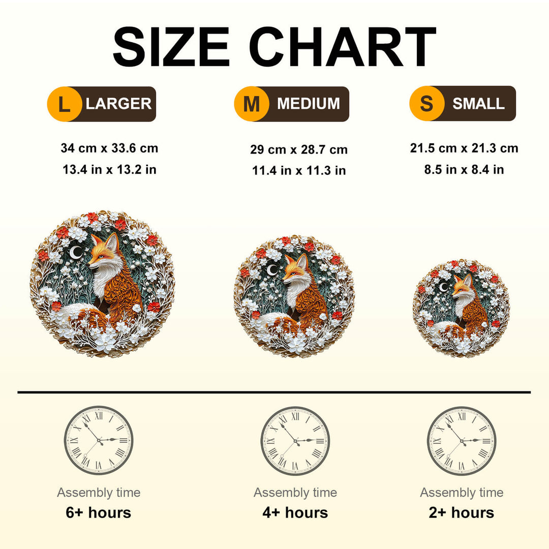 Forest Dreamers-FOX Wooden Jigsaw Puzzle