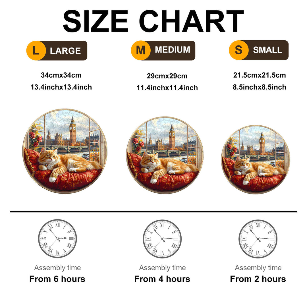 Views of London Wooden Jigsaw Puzzle